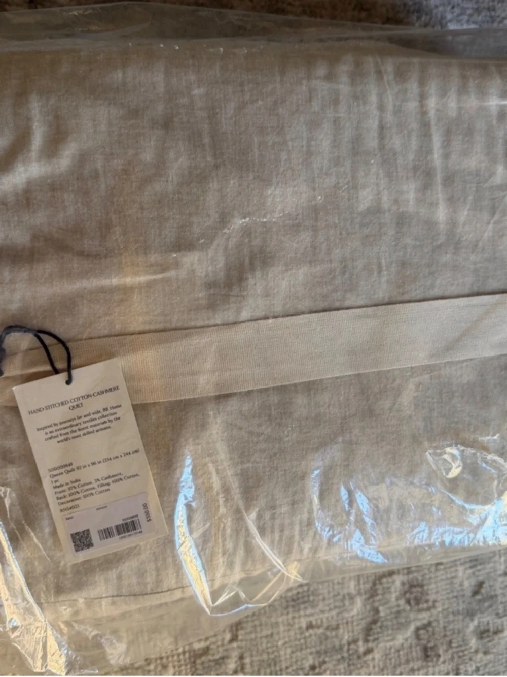 Banana Republic Home - Cotton Cashmere Quilt Set - Queen Size